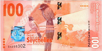 Banknoten Seychellen, Scheine, 100 SCR